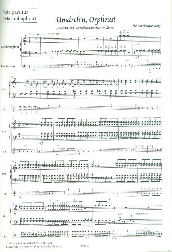 Heiner Frauendorf - Umdreh'n Orpheus