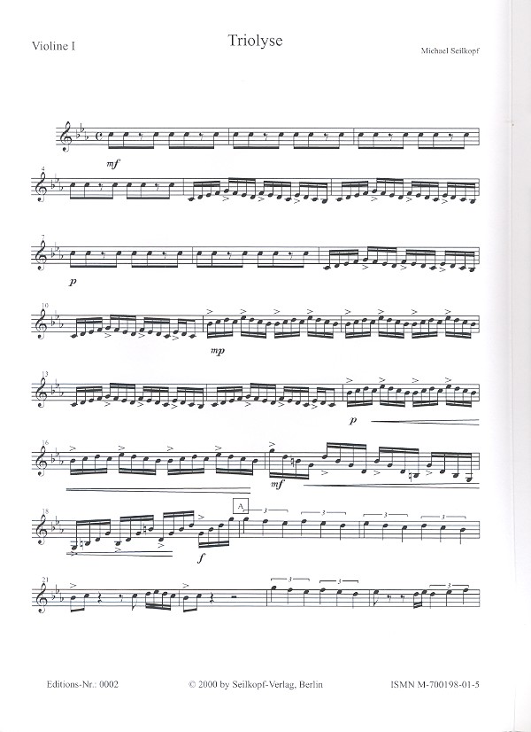 Michael Seilkopf - Triolyse für Orchester
