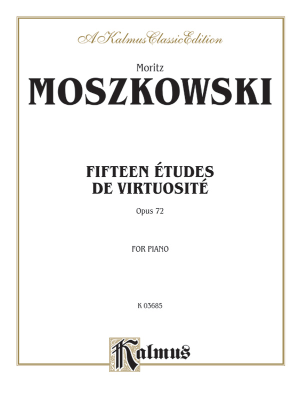 15 études de virtuosité op.72  for piano  