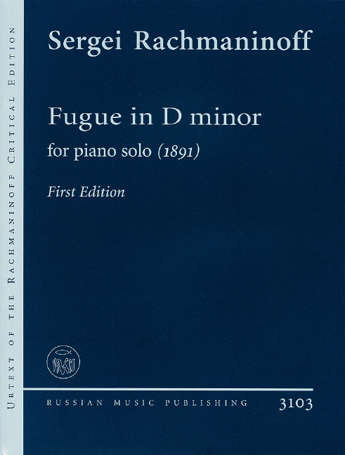 Fuge d-Moll  für Klavier  prkatische Urtext-Ausgabe