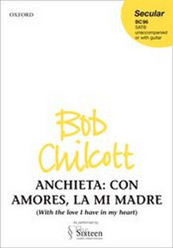 Anchieta, Juan de  Con amores, la mi madre  