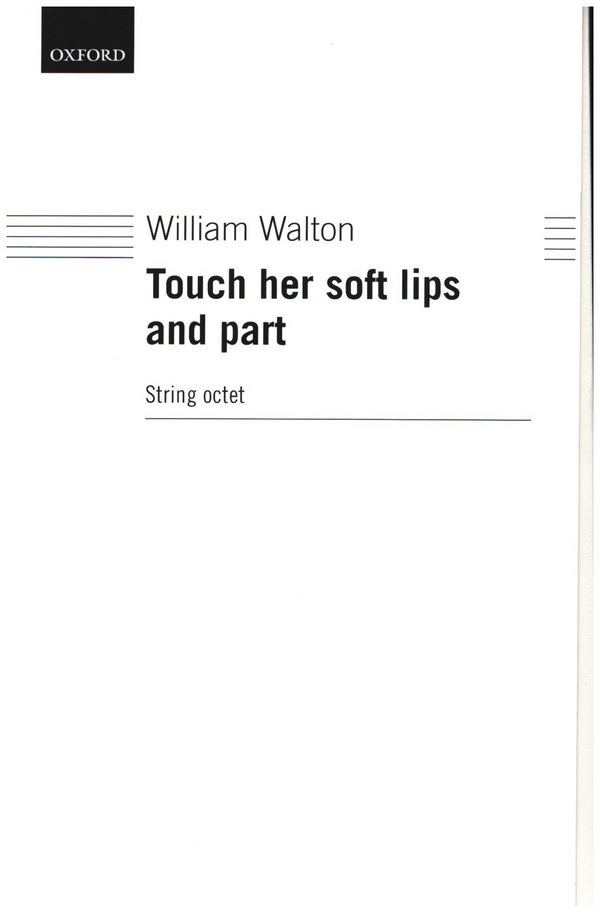 Touch her soft lips and part  for string octet  score and parts