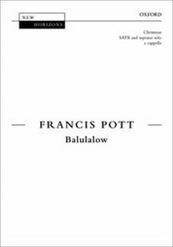 Balulalow  for mixed chorus (with divisions and soprano solo) a cappella  score (en)