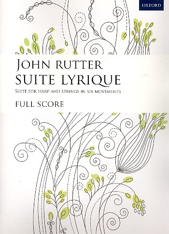 Suite lyrique  for harp and strings  score