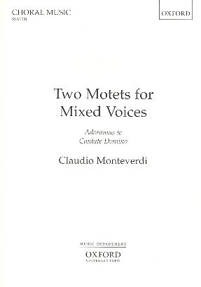2 Motets  for mixed chorus a cappella  score