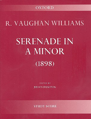 Serenade in a Minor for orchestra&nbsp;&nbsp;study score&nbsp;&nbsp;