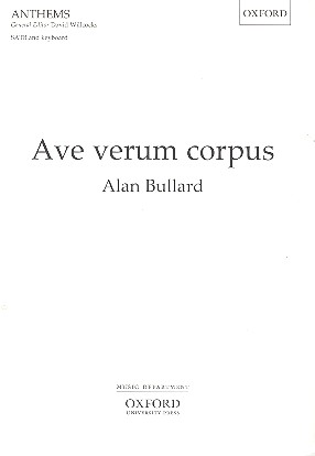 Ave verum corpus for mixed chorus  and keyboard  score