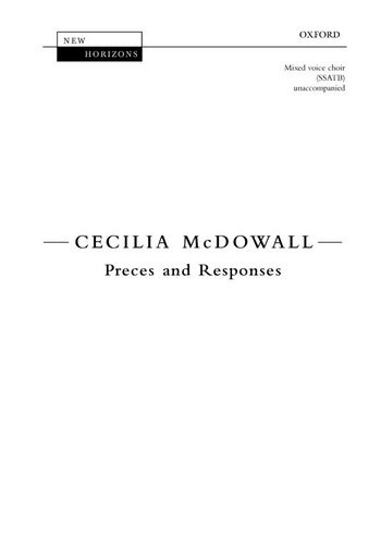 McDowall Cecilia&nbsp;&nbsp;Preces And Responses [Nh86]&nbsp;&nbsp;Choir - Mixed voices (SATB)