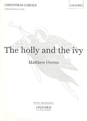 The Holly and the Ivy for mixed chorus&nbsp;&nbsp;and piano (organ)&nbsp;&nbsp;score