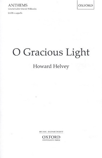 O gracious Light for mixed chorus&nbsp;&nbsp;a cappella&nbsp;&nbsp;score