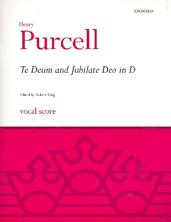 Te Deum  and  Jubilate Deo in D for soloists,&nbsp;&nbsp;mixed chorus and chamber orchestra&nbsp;&nbsp;vocal score