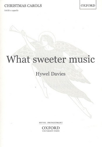What sweeter Music for mixed chorus  a cappella  score