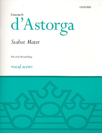 Stabat mater for soloists, mixed chorus&nbsp;&nbsp;and orchestra&nbsp;&nbsp;vocal score
