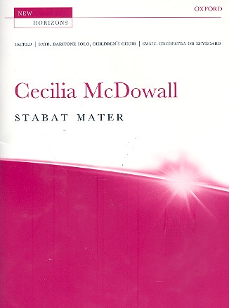 Stabat Mater&nbsp;&nbsp;for baritone, children's chorus, mixed chorus and small orchestra&nbsp;&nbsp;vocal score
