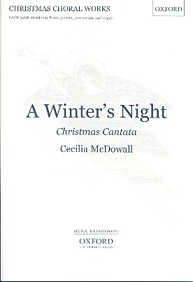 A Winter's Night  for mixed chorus and instruments  vocal score