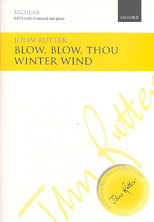 Blow blow Thou Winter Wind  for mixed chorus and piano  score