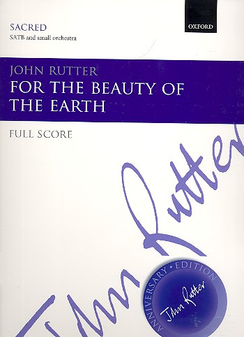 For the Beauty of the Earth  for mixed chorus and chamber orchestra  score
