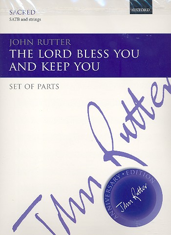 The Lord bless You and keep You  for mixed chorus and strings  parts (4-4-3-2-1)