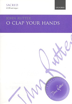 O clap your Hands for mixed chorus  (SATB) and organ  score