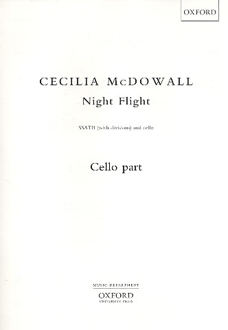 Night Flight&nbsp;&nbsp;for mixed chorus and cello&nbsp;&nbsp;cello part
