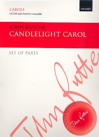 Candlelight Carol  for mixed chorus (SATBB) and chamber ensemble  instrumental parts (strings 4-4-3-2-1)