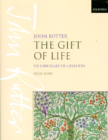The gift of life  for mixed chorus and orchestra (chamber ensemble)  vocal score
