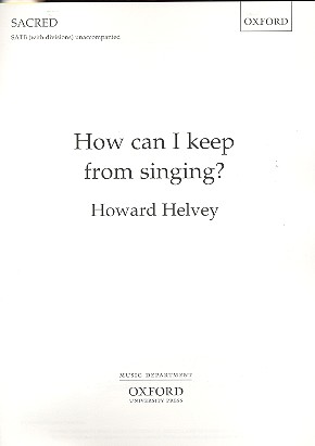 How can I keep from Singing&nbsp;&nbsp;for mixed chorus a cappella&nbsp;&nbsp;score