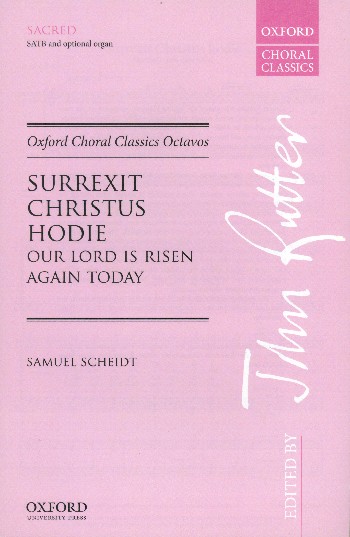 Surrexit Christus hodie&nbsp;&nbsp;for mixed chorus a cappella (organ ad lib)&nbsp;&nbsp;score (en/la)