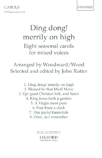 Dong dong merrily on High&nbsp;&nbsp;for mixed chorus a cappella&nbsp;&nbsp;score