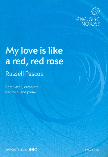My Love is like a  red red Rose&nbsp;&nbsp;for young male chorus (with cambiata voices) and piano&nbsp;&nbsp;score