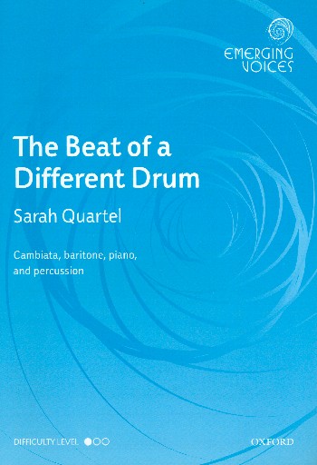 The Beat of a different Drum  for young male chorus (with cambiata voices), piano and percussion  score