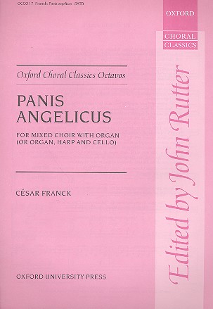 Panis angelicus for  mixed chorus and organ  score