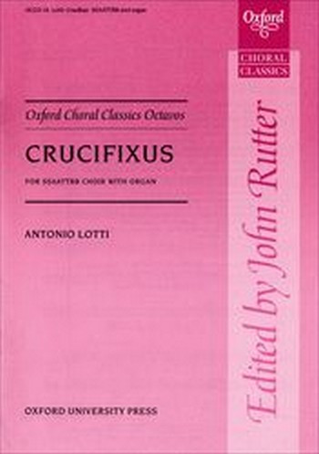 Crucifixus  for mixed chorus (SSAATTBB) and organ  score