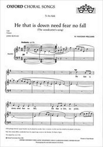 Vaughan Williams, Ralph&nbsp;&nbsp;He that is down need fear no fall&nbsp;&nbsp;