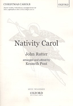 Nativity Carol  for unison voices and piano  score