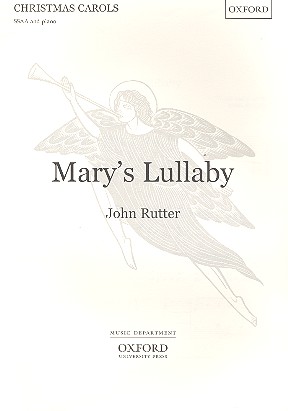 Mary's Lullaby  for female chorus and piano  vocal score