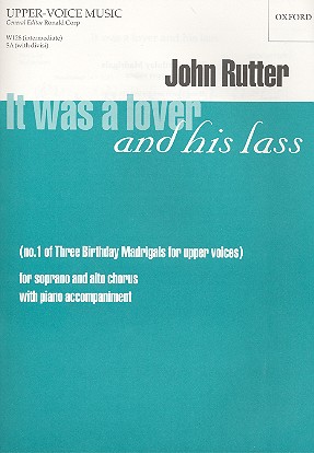 It was a Lover and his lass  for soprano, alto, chorus and piano  score