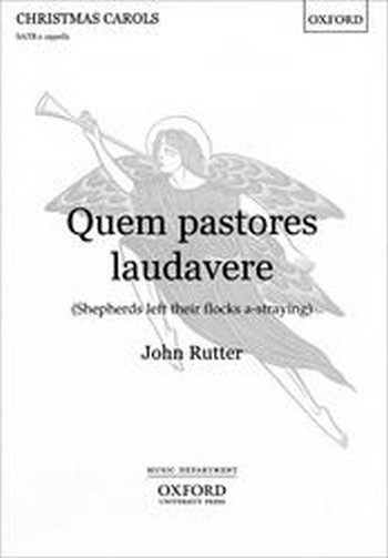 Quem pastores laudavere  for mixed chorus a cappella  score (la/en)