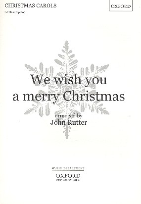 We wish you a merry Christmas&nbsp;&nbsp;for mixed chorus and piano&nbsp;&nbsp;