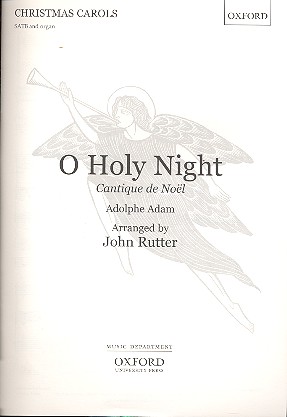 O Holy Night&nbsp;&nbsp;for mixed chorus and organ&nbsp;&nbsp;score
