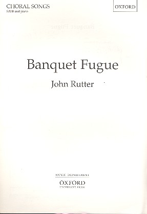 Banquet fugue for  mixed chorus and piano  score