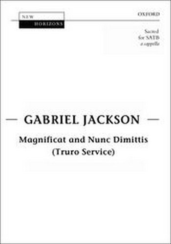 Magnificat and Nunc Dimittis (Truro Service)  for mixed chorus a cappella  score