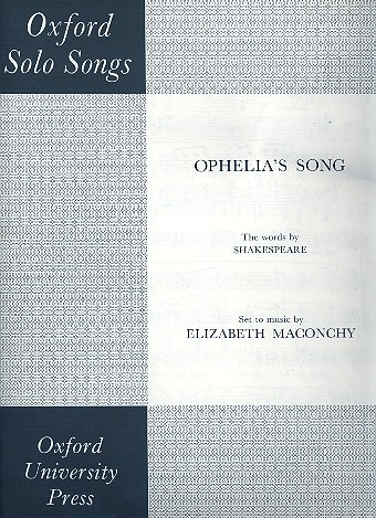 Ophelia's Song for soprano and piano    