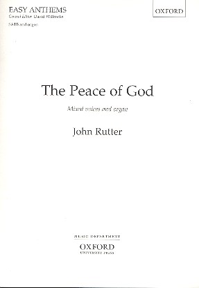 The Peace of God   for mixed chorus and organ  score
