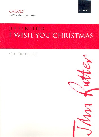 I wish You Christmas  for mixed chorus and small orchestra  parts (strings 4-4-3-2-1)