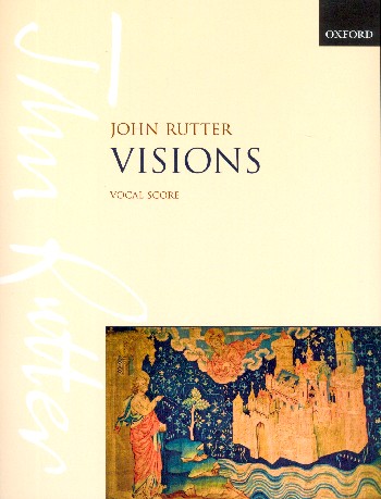 Visions  for upper-voice chorus, violin, harp and strings (organ)  vocal score