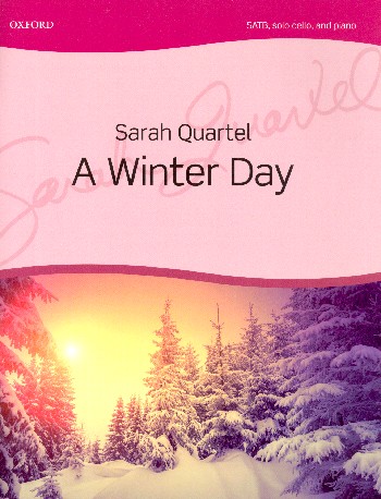 A Winter Day  for mixed chorus, cello and piano  score
