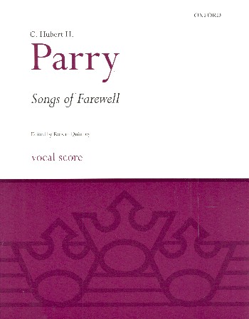 Songs of Farewell&nbsp;&nbsp;for mixed chorus a cappella&nbsp;&nbsp;score