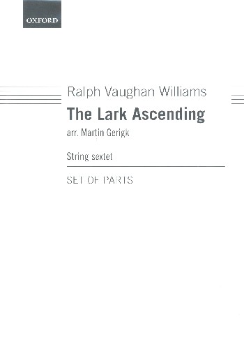 The Lark ascending&nbsp;&nbsp;for violin solo, 2 violins, viola, cello and double bass&nbsp;&nbsp;parts