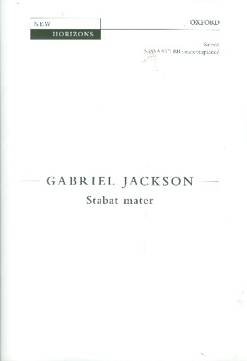 Stabat mater  for mixed chorus a cappella  score